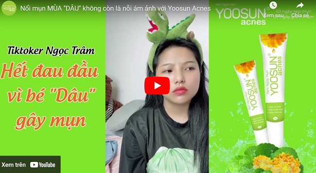 đánh giá kem ngừa mụn yoosun acnes