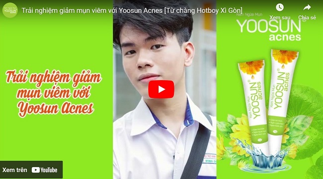 đánh giá người dùng yoosun acnes
