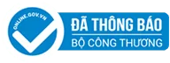 Website đã được thông báo với Bộ công thương